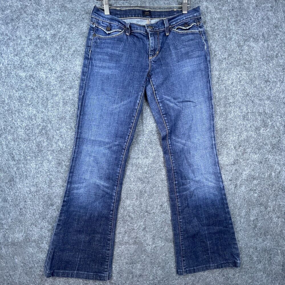 COH Citizens of Humanity Jeans Womens‎ 28 Bootcut Flare Flap Pocket USA